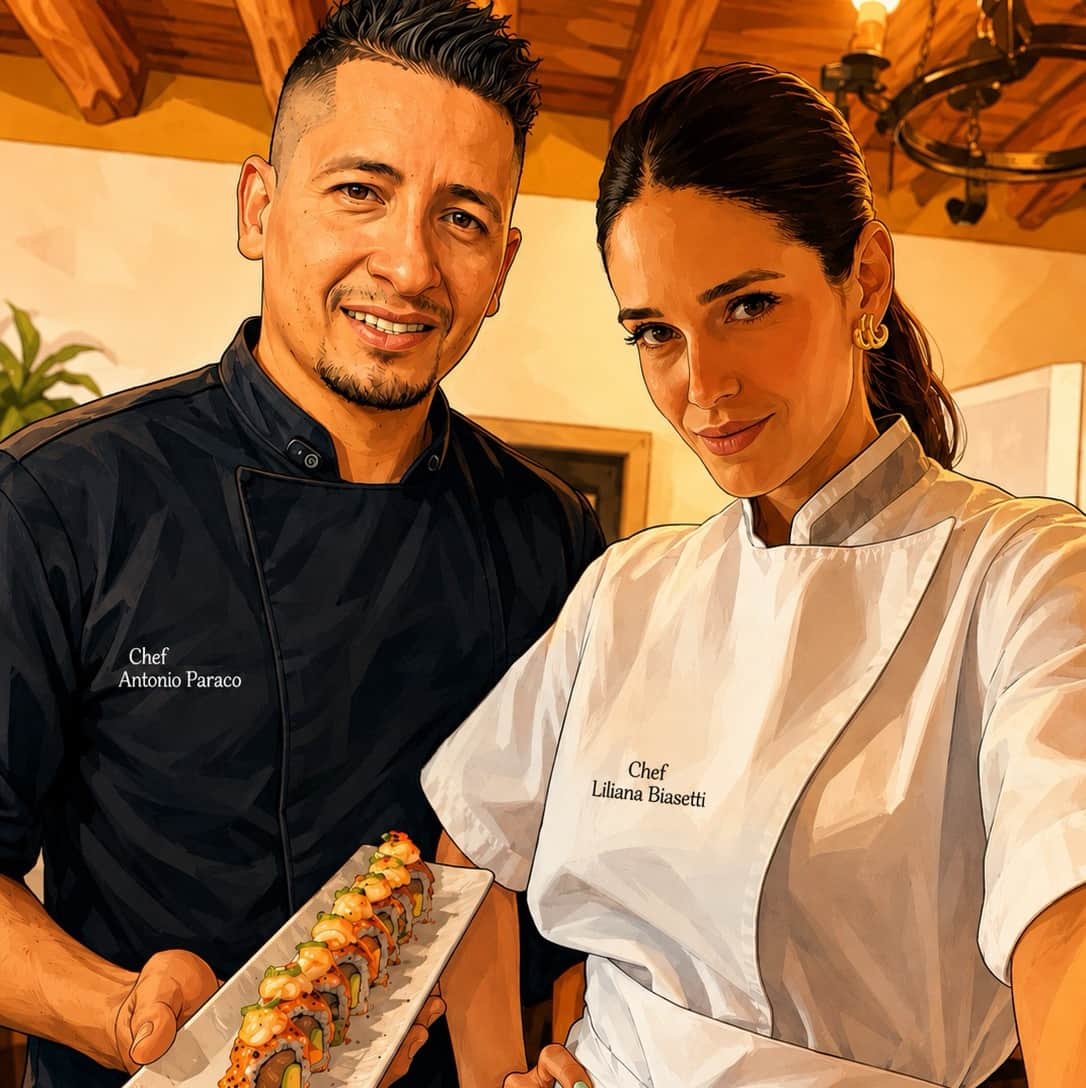 Chef Liliana & Chef Antonio .