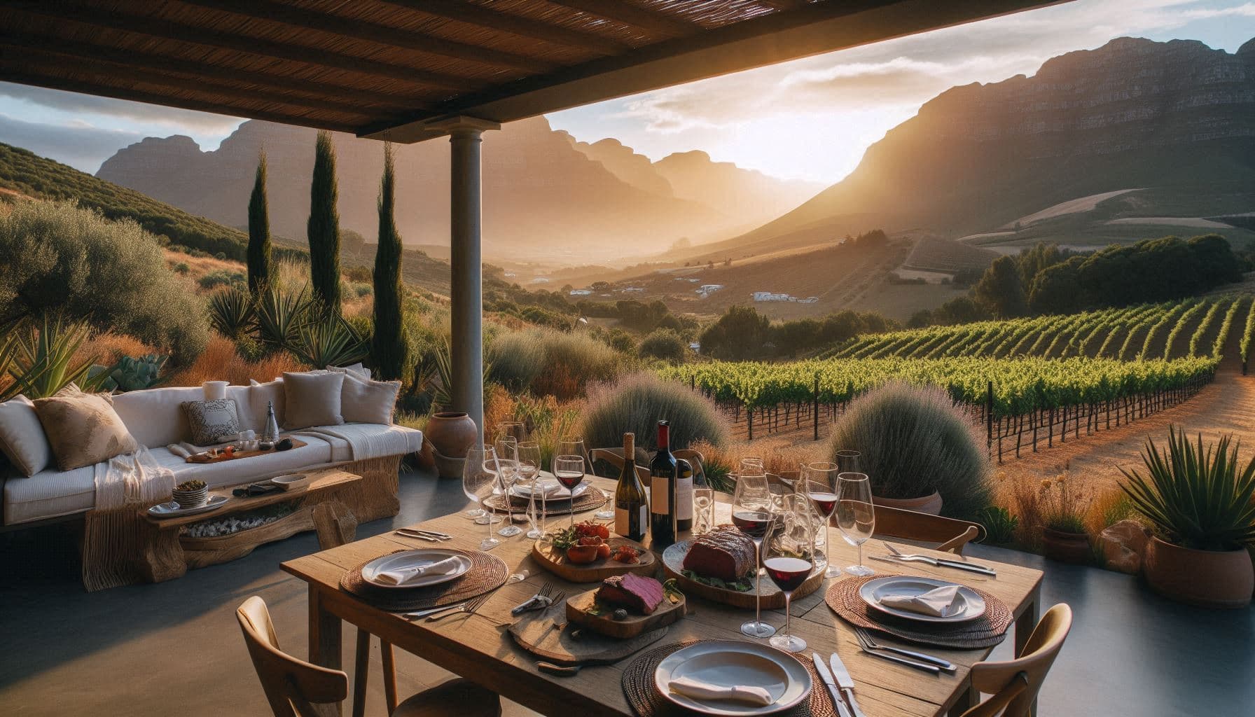 A private chef impression in South Africa