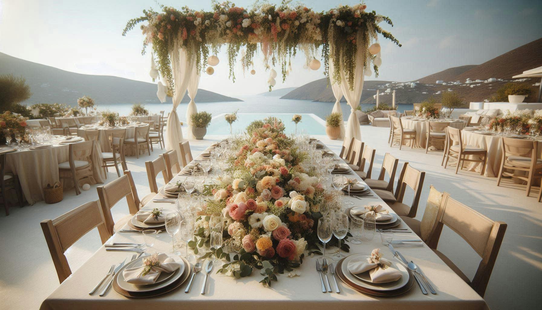 How your destination wedding could look like with a ChefMaison chef in Greece