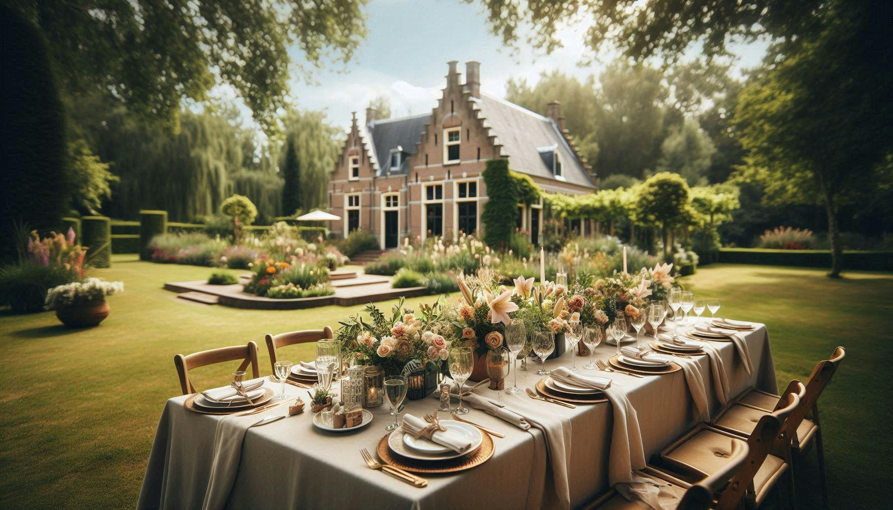 Een sfeerimpressie van bruiloft catering in Nederland