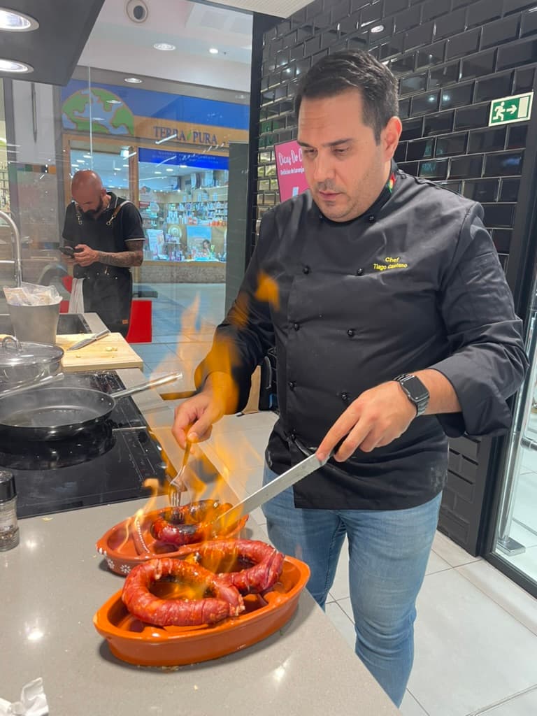 Dish cooked by Chef Tiago Caetano