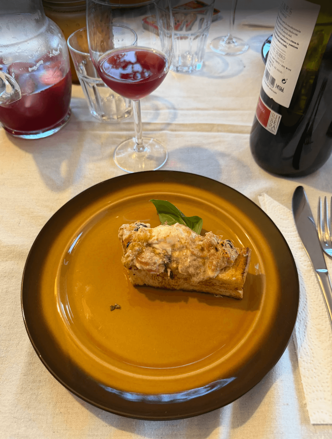 An amazing private dinner with Chef Joel García Godoy