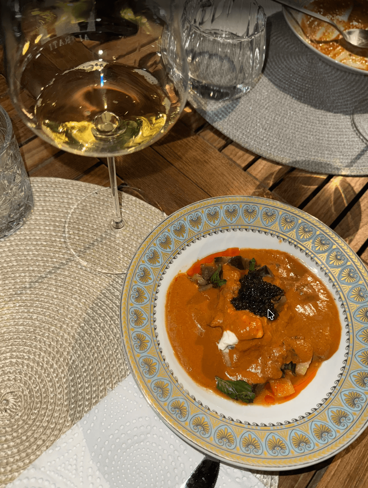 An amazing private dinner with Chef Davide Calabrese