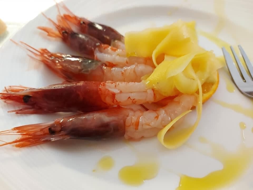 Dish cooked by Chef Maurizio Vergara