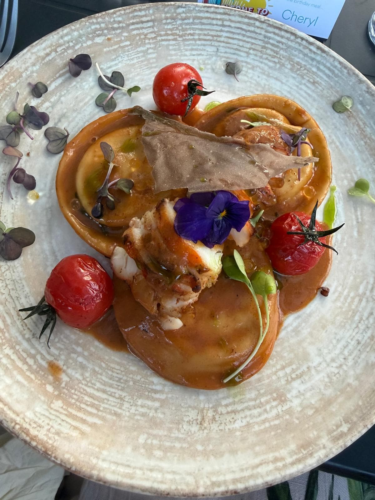 Un incroyable dîner privé avec Chef Alessandro Piola
