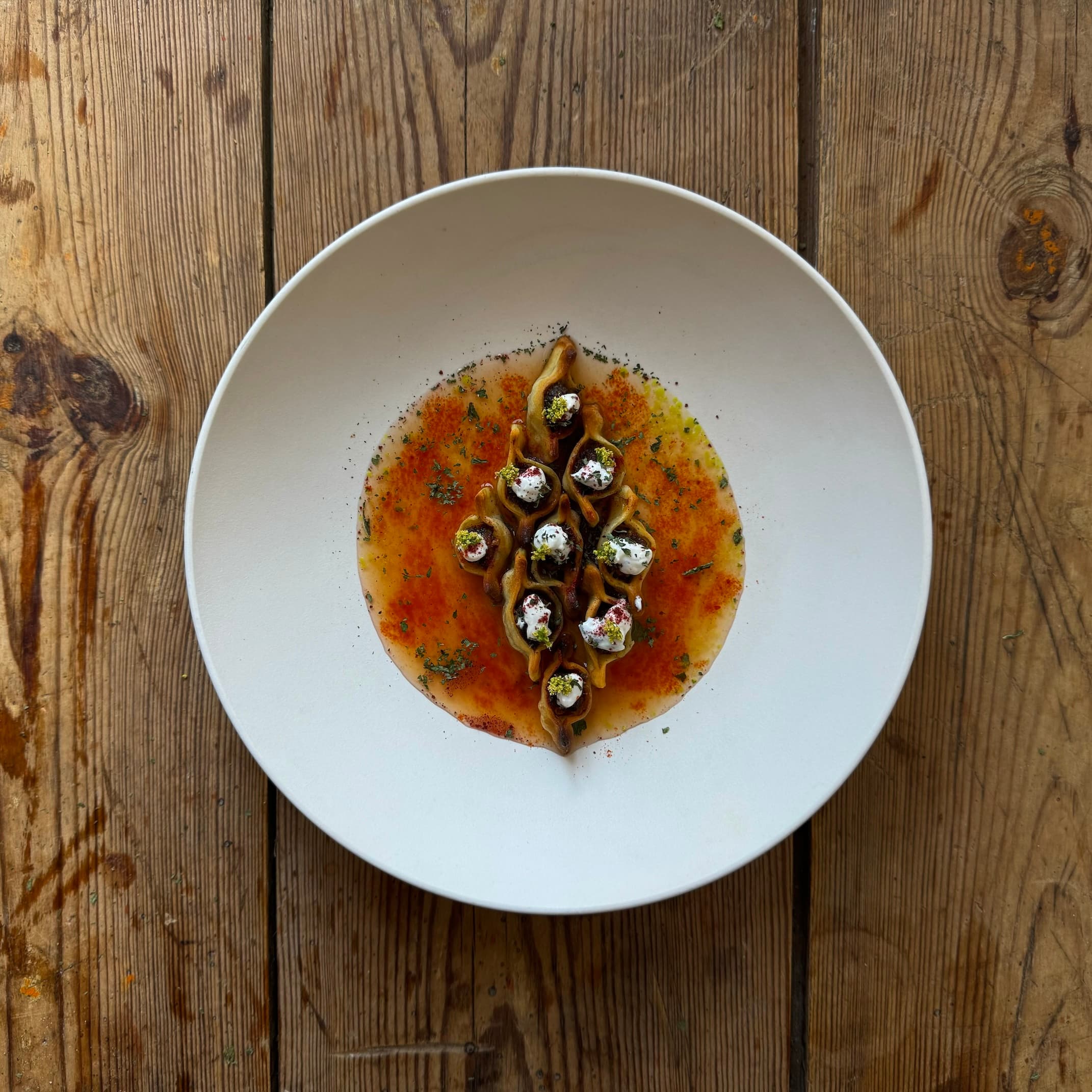 Dish cooked by Chef Zachary Garabedian