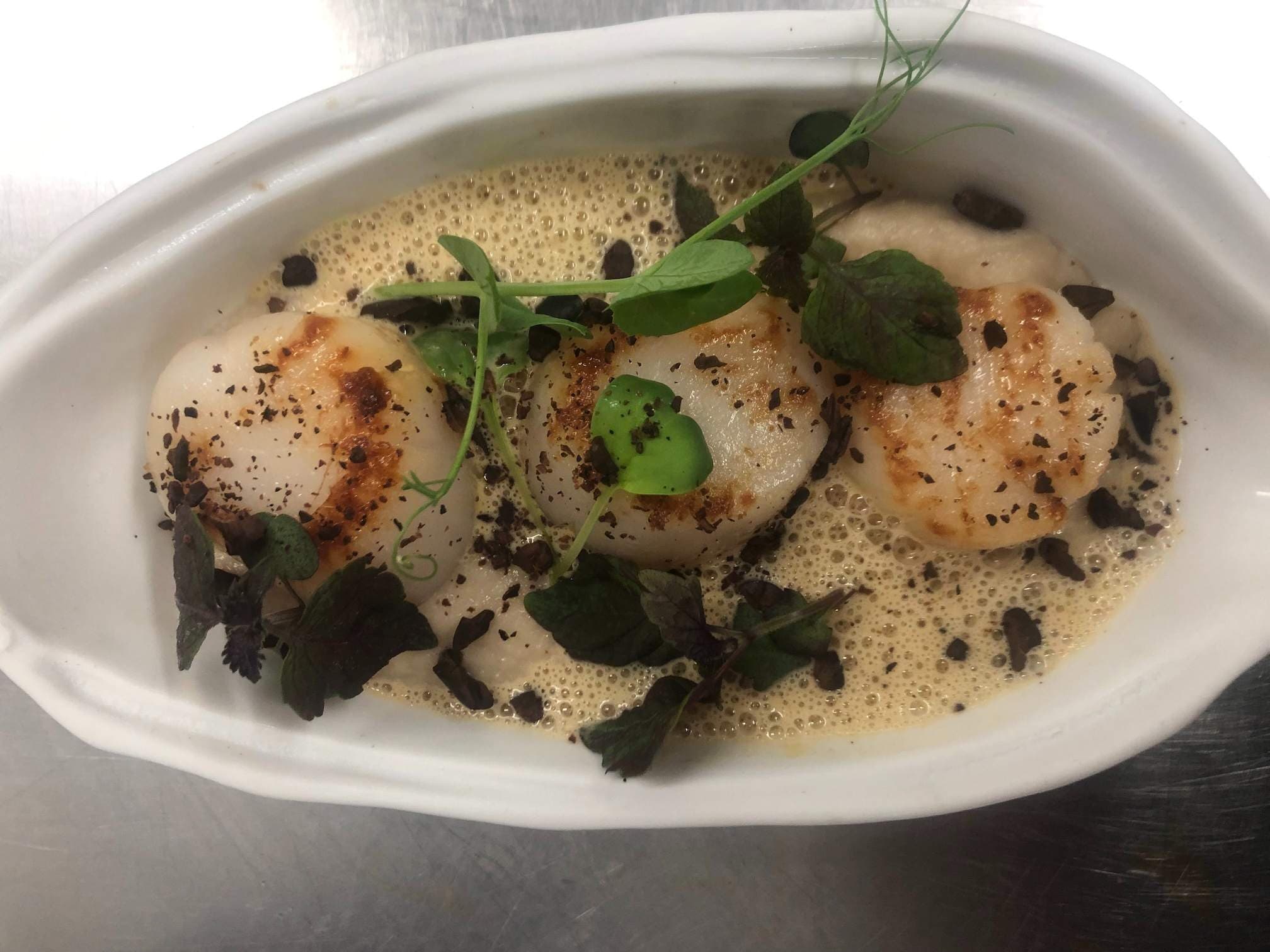 Dish cooked by Chef Julien Kniewallner