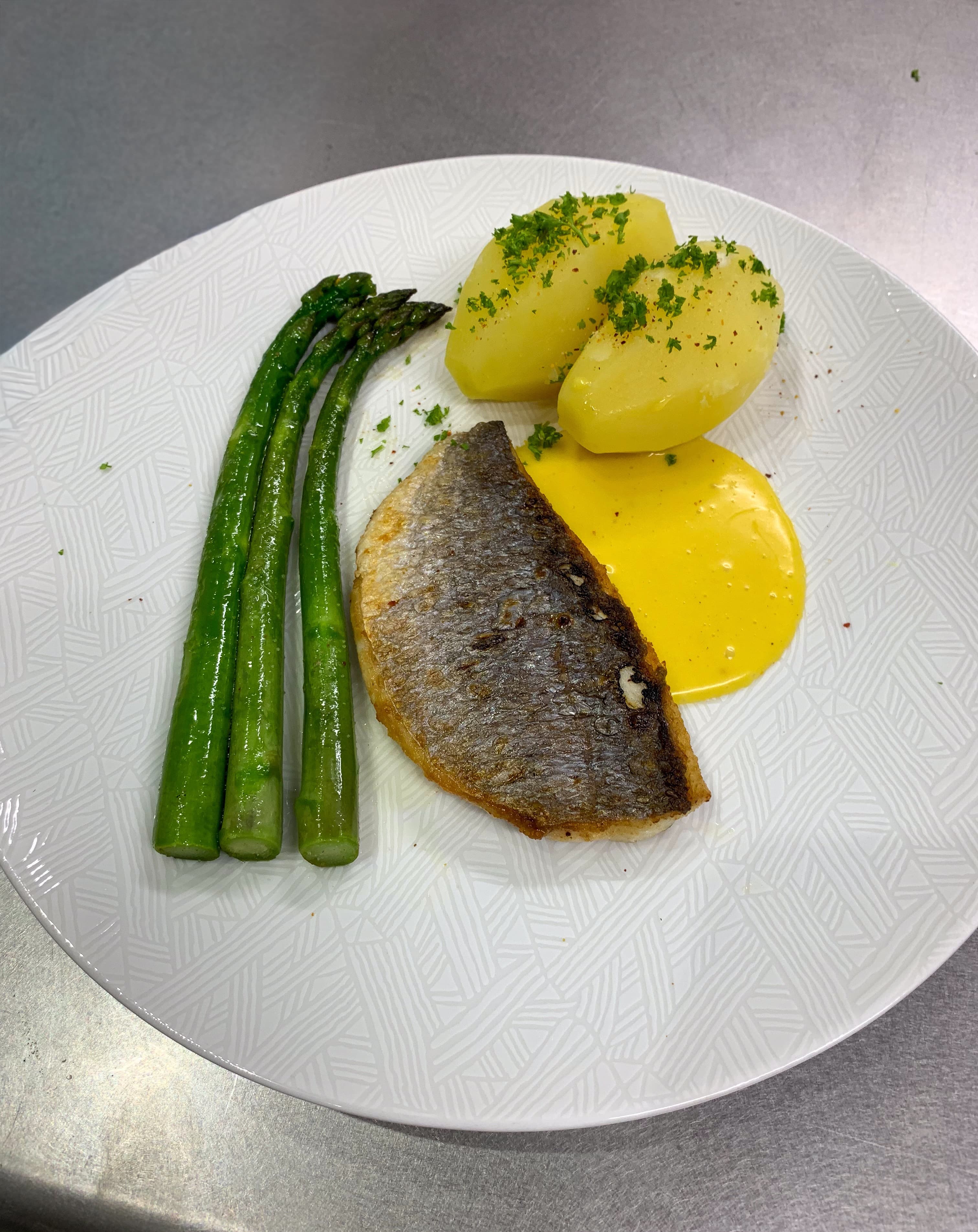 Dish by Chef Loic Bredillet