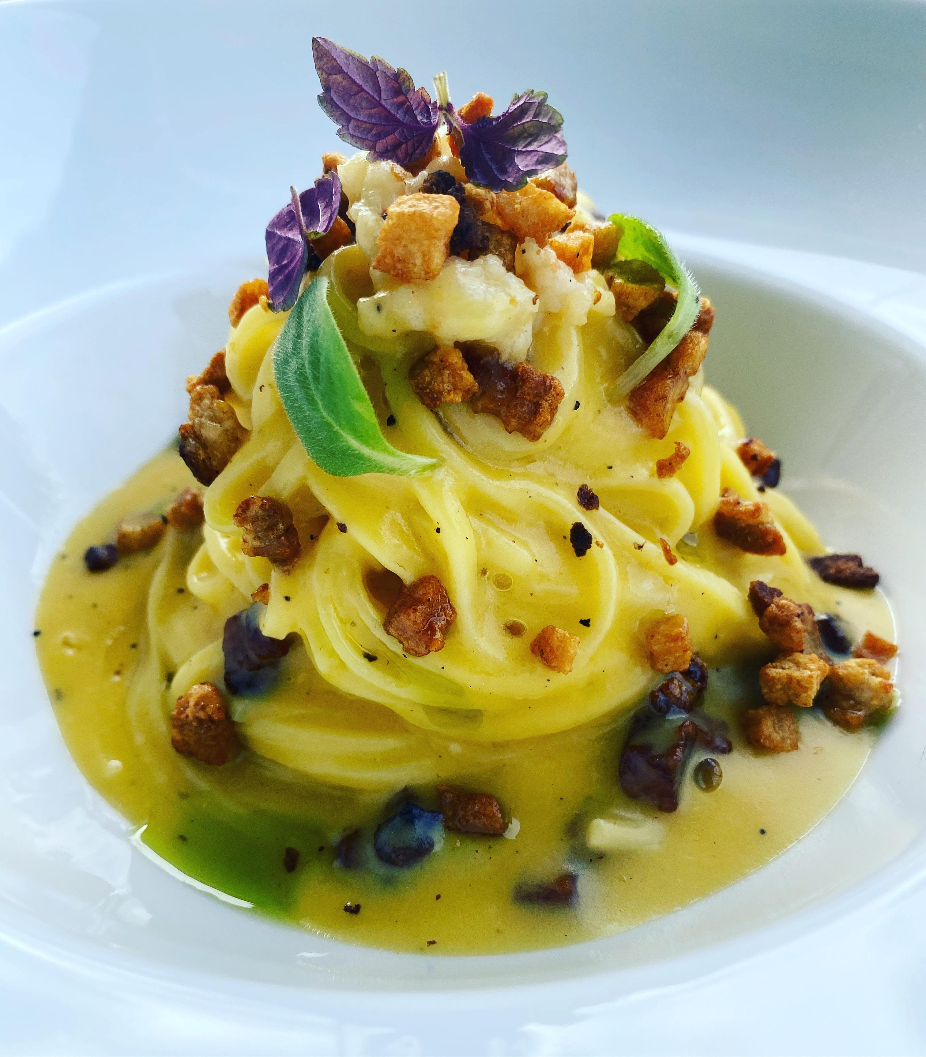 Dish cooked by Chef Francesco Calvani