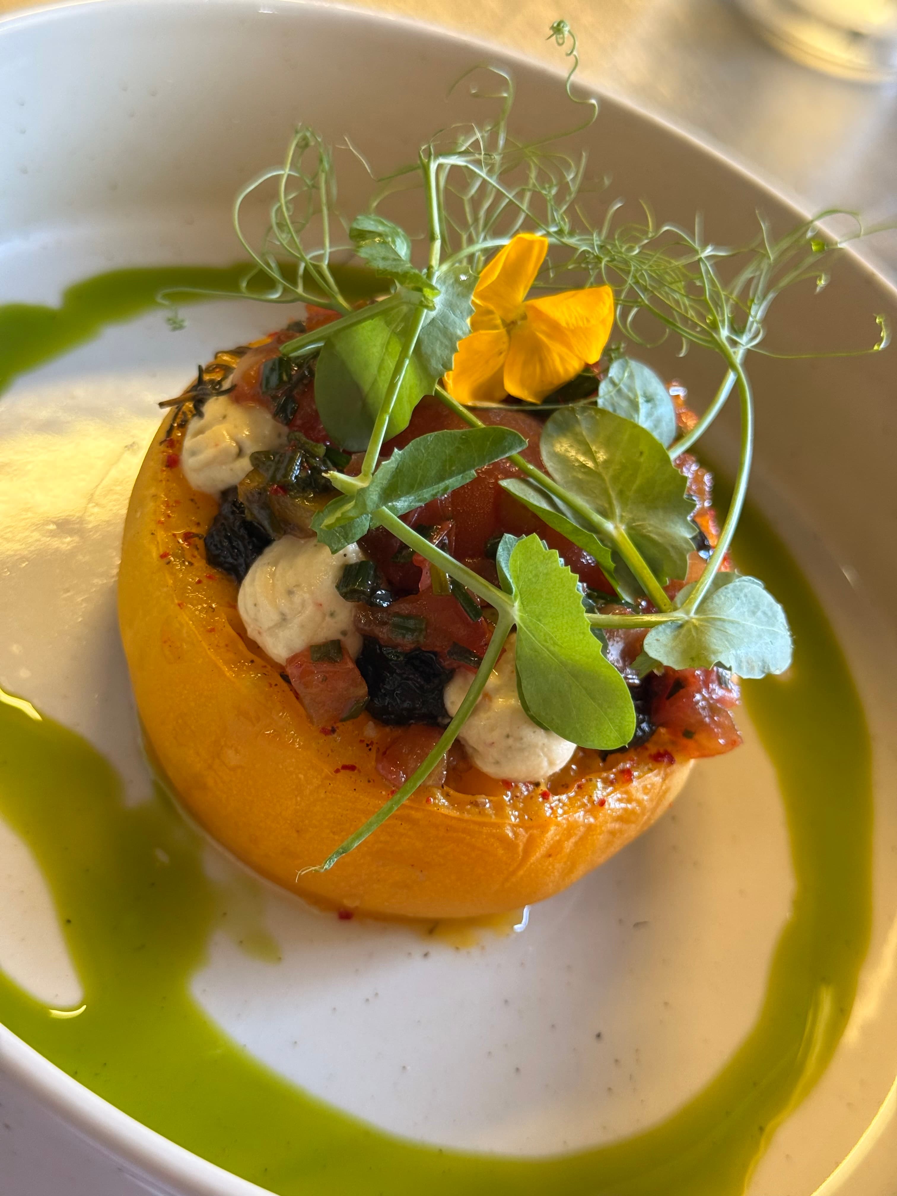 Dish by Chef Antoine Blondel