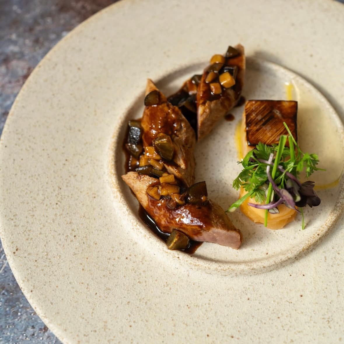 Dish cooked by Chef Evan Lecuyer