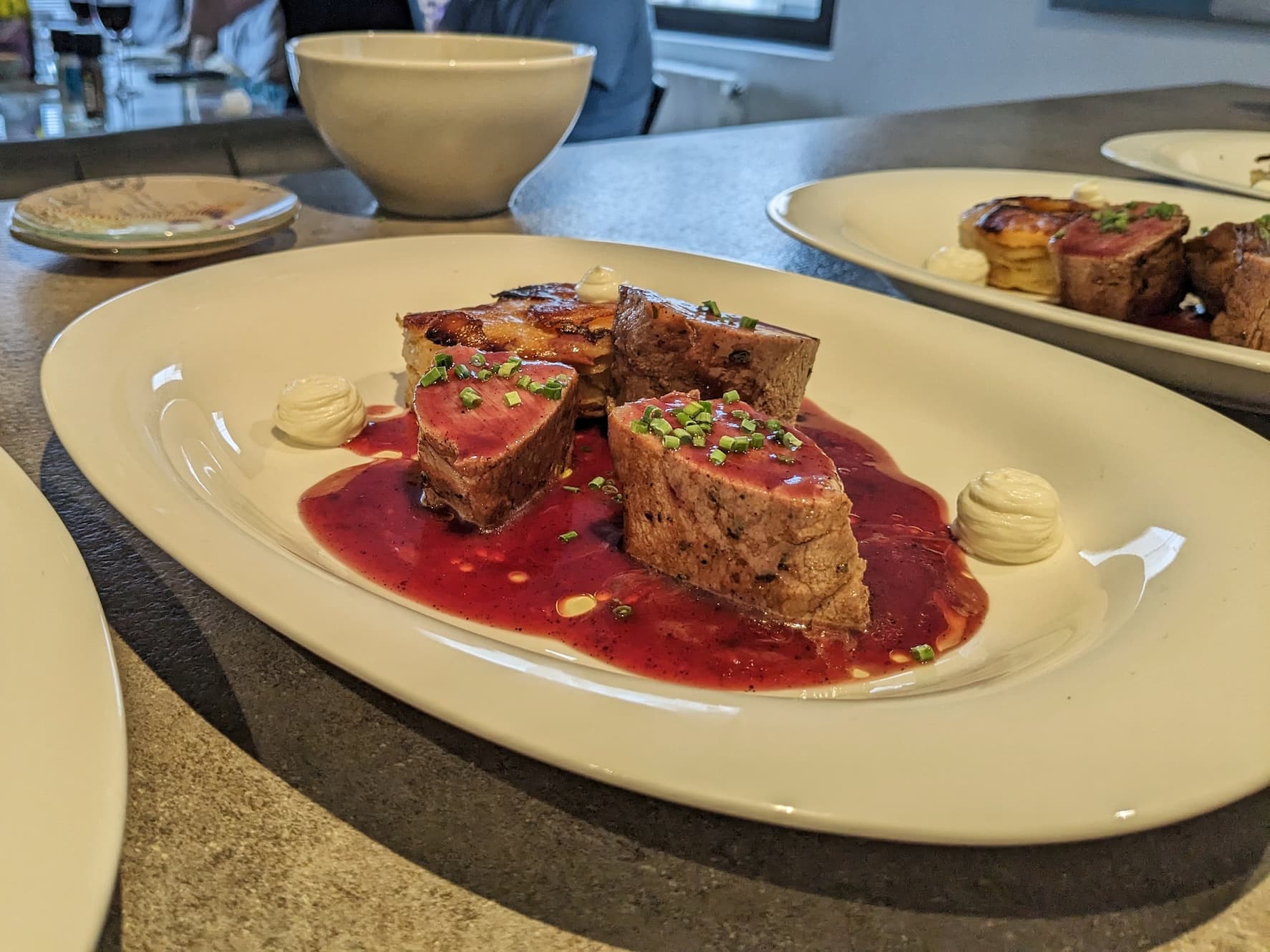 Dish cooked by Chef Alejandro Perpinyà