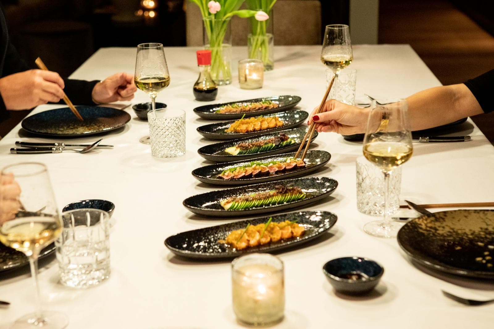 How to book a private dinner example of a private chef experience