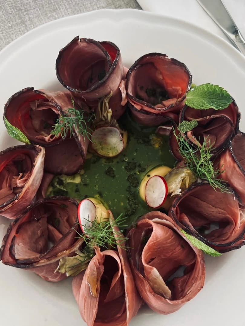 Dish by Chef Alice Novelli