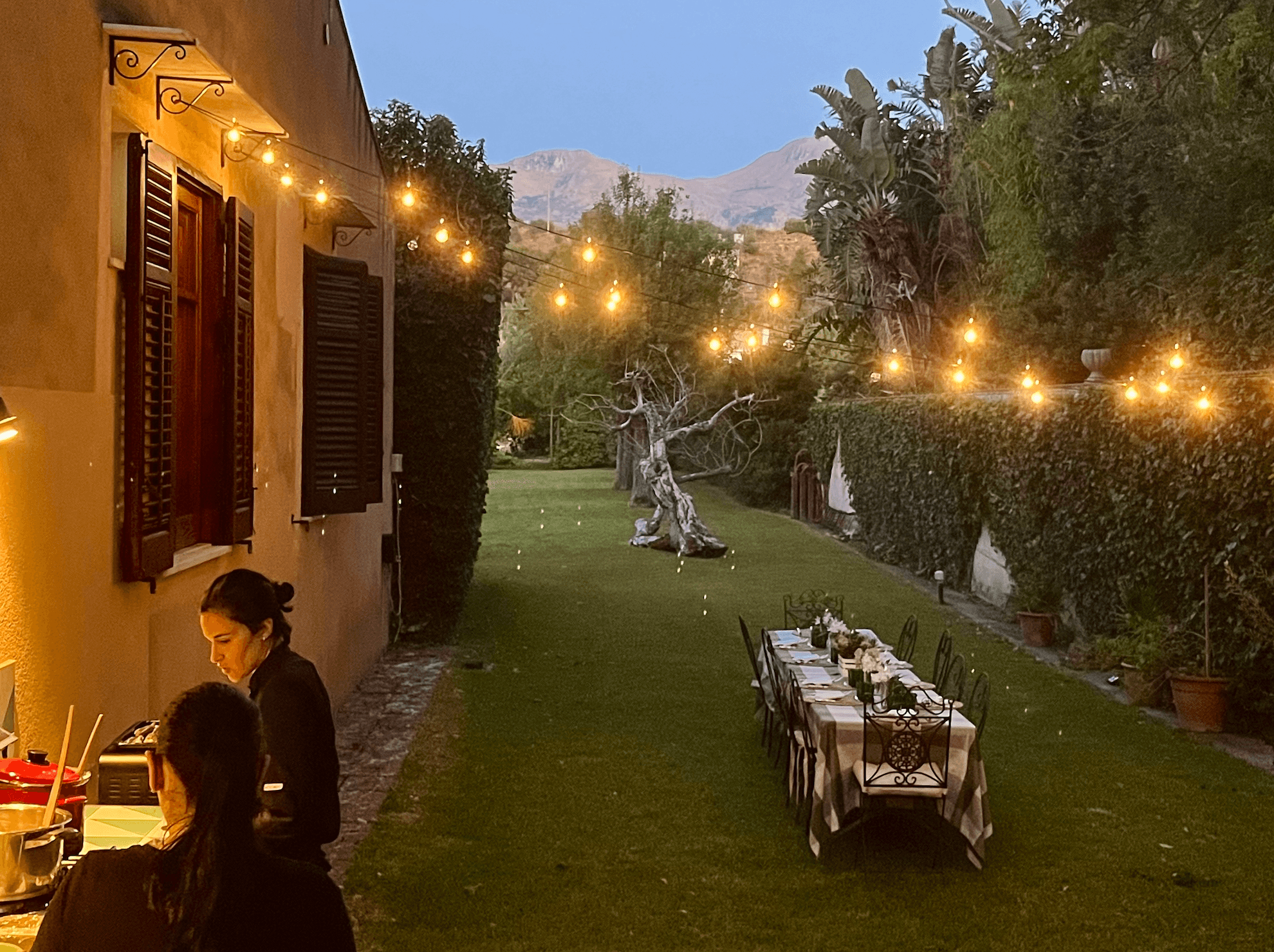 An amazing private dinner with Chef Nadia Di Maggio