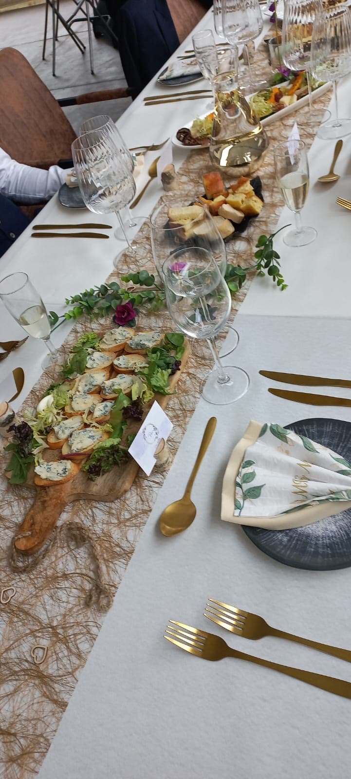 An amazing private dinner with Chef Terenzio & Andrea