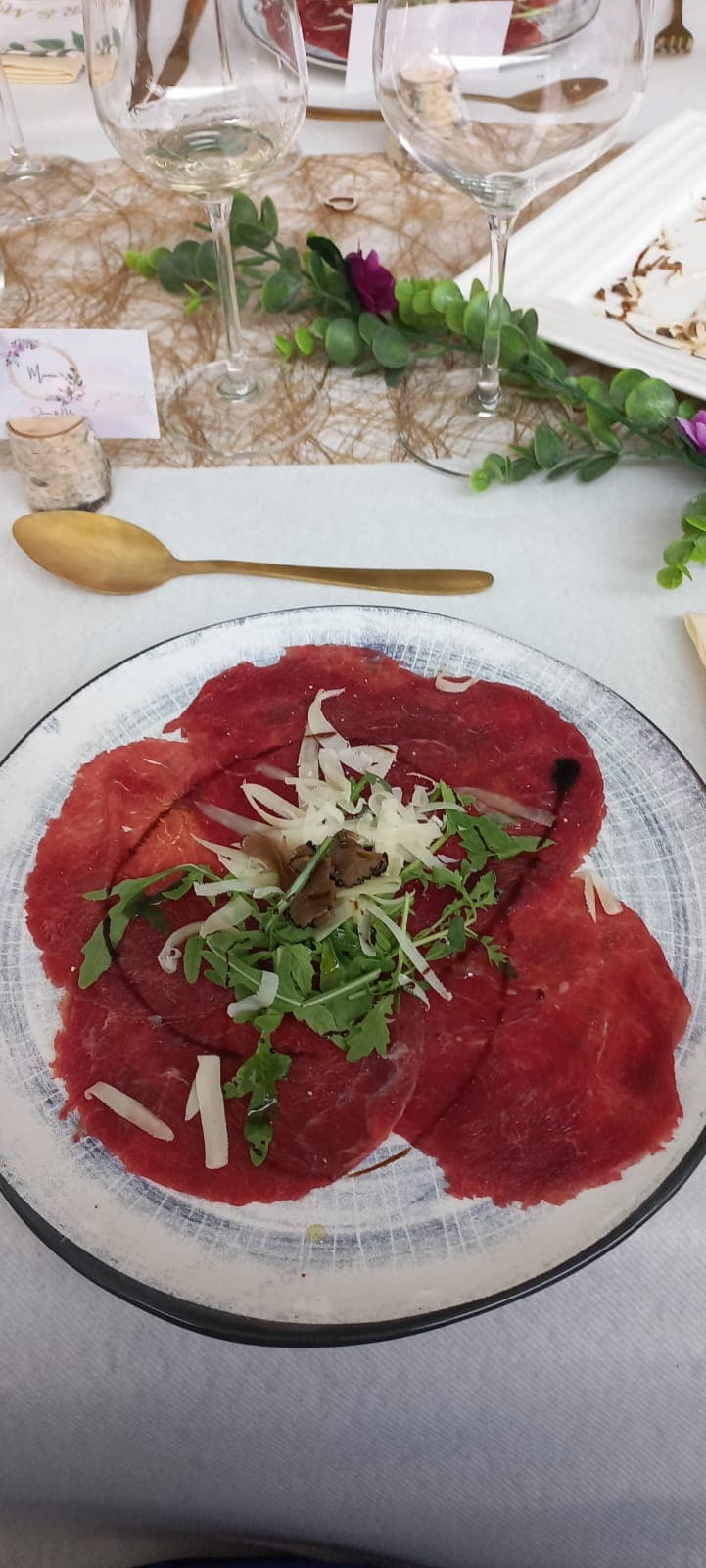 An amazing private dinner with Chef Terenzio & Andrea