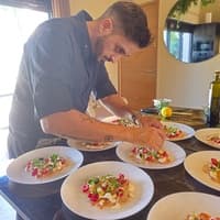 An amazing private dinner with Chef Giuseppe Crespa