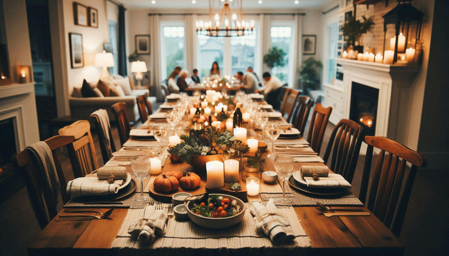 A happy family dinner with a private chef