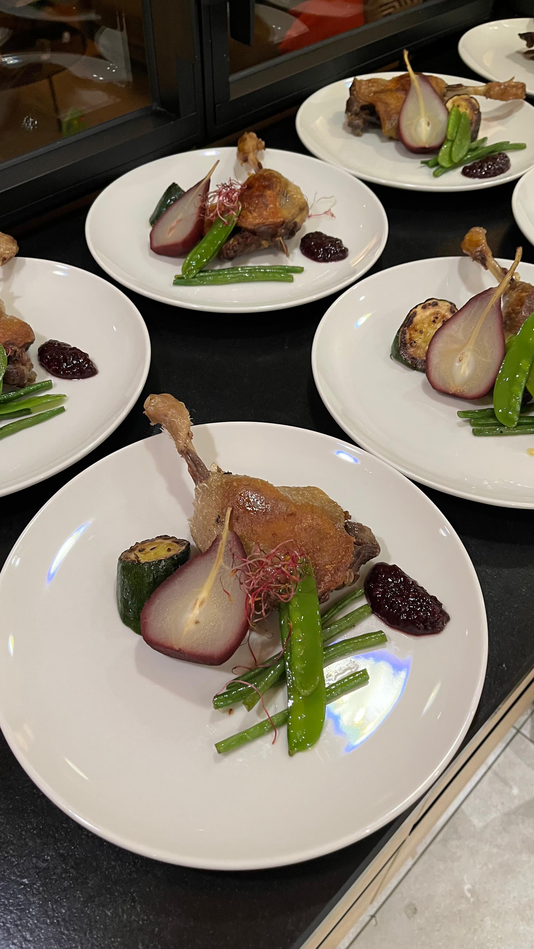 Dish cooked by Chef Luis Leite
