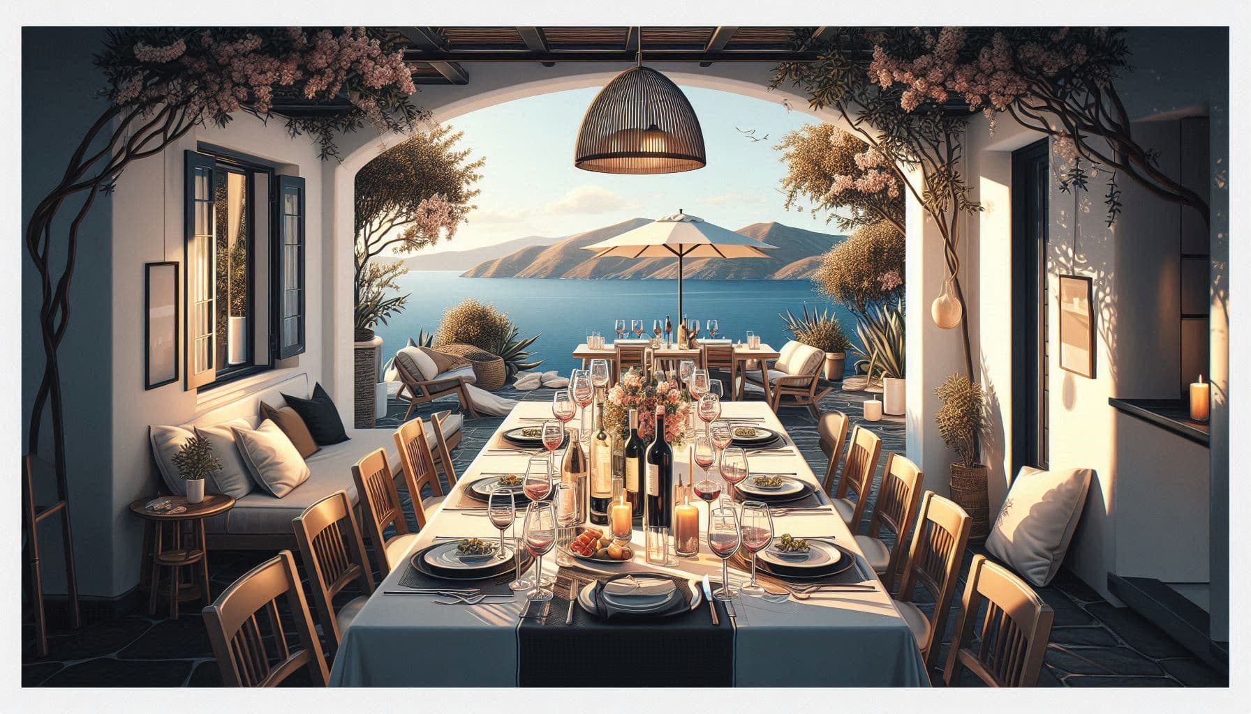 A Lefkada-style private dinner with a chef