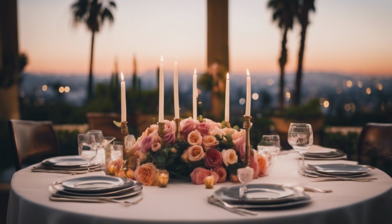 A private dining event in Los Angeles, California