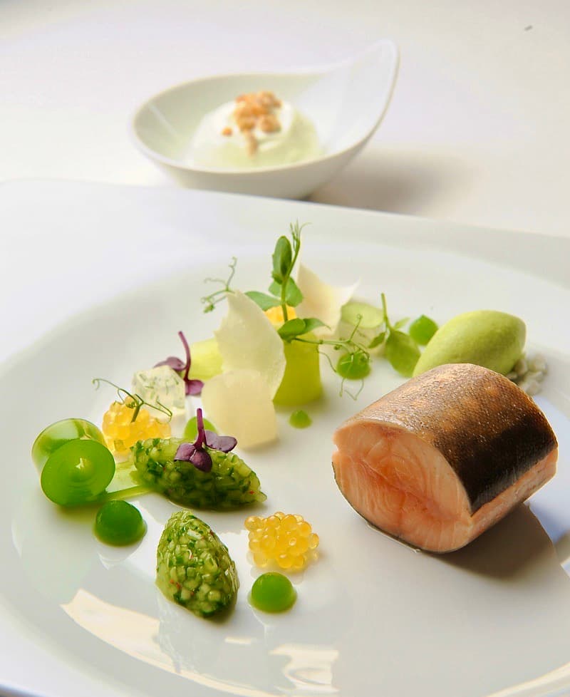 Dish cooked by Chef Stéphane Oulevey