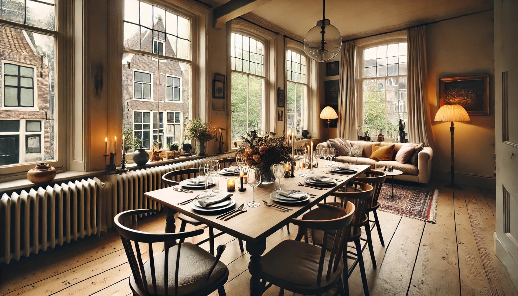 Een kok aan huis tafelbekleding in Maastricht