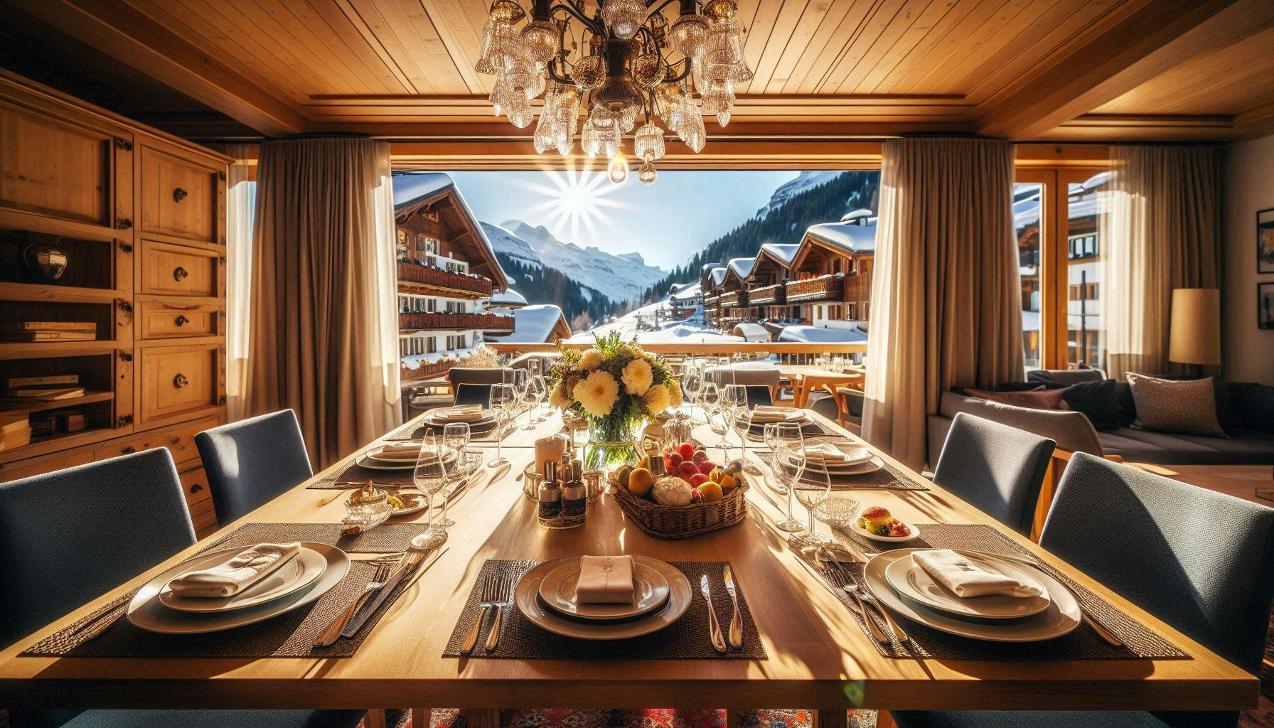 A wintertime private chef experience in Interlaken