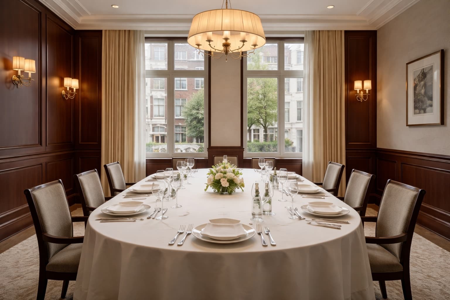 Private dining locatie impressie in Den Haag