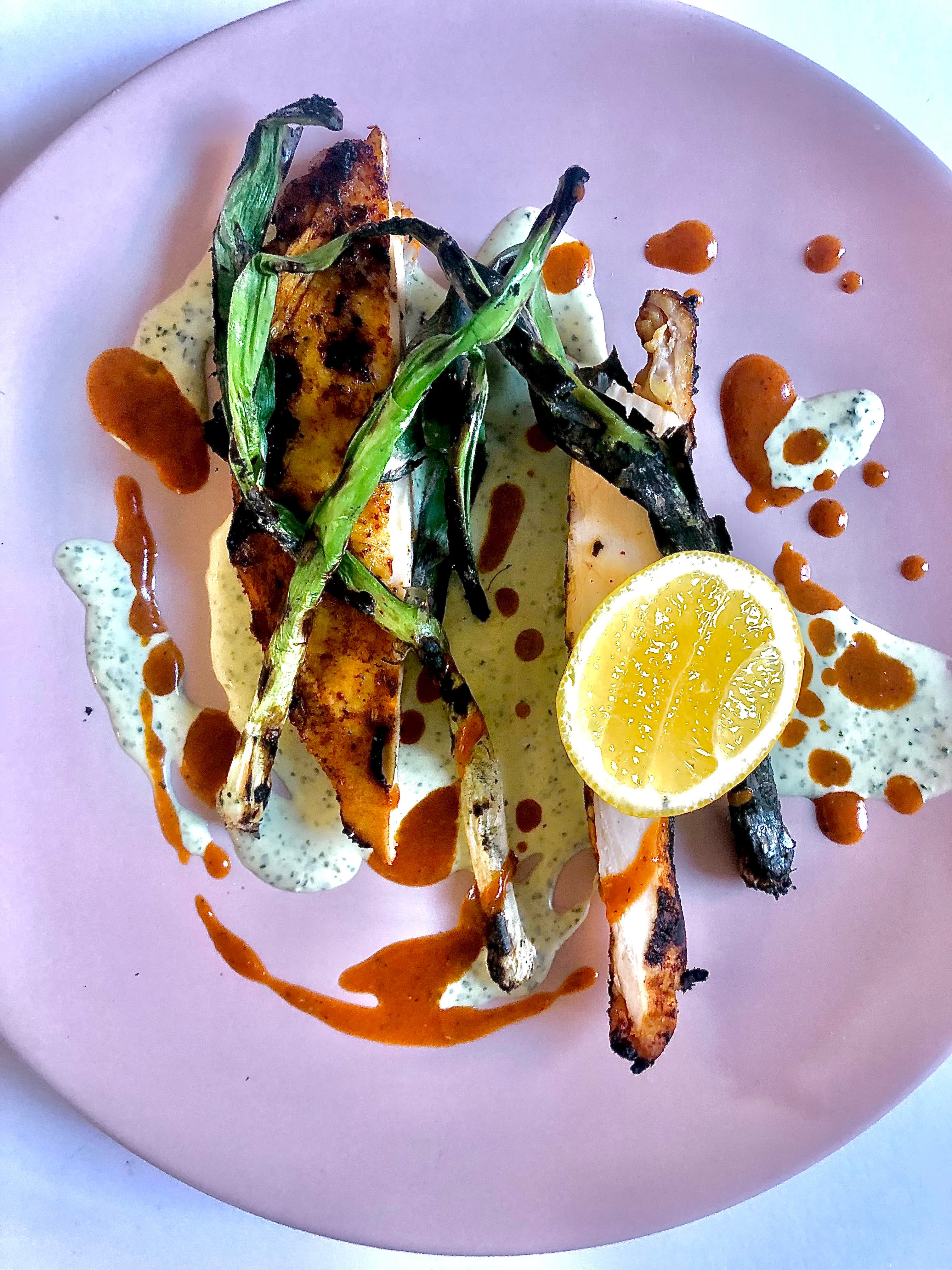 Dish by Chef Jimi Porter