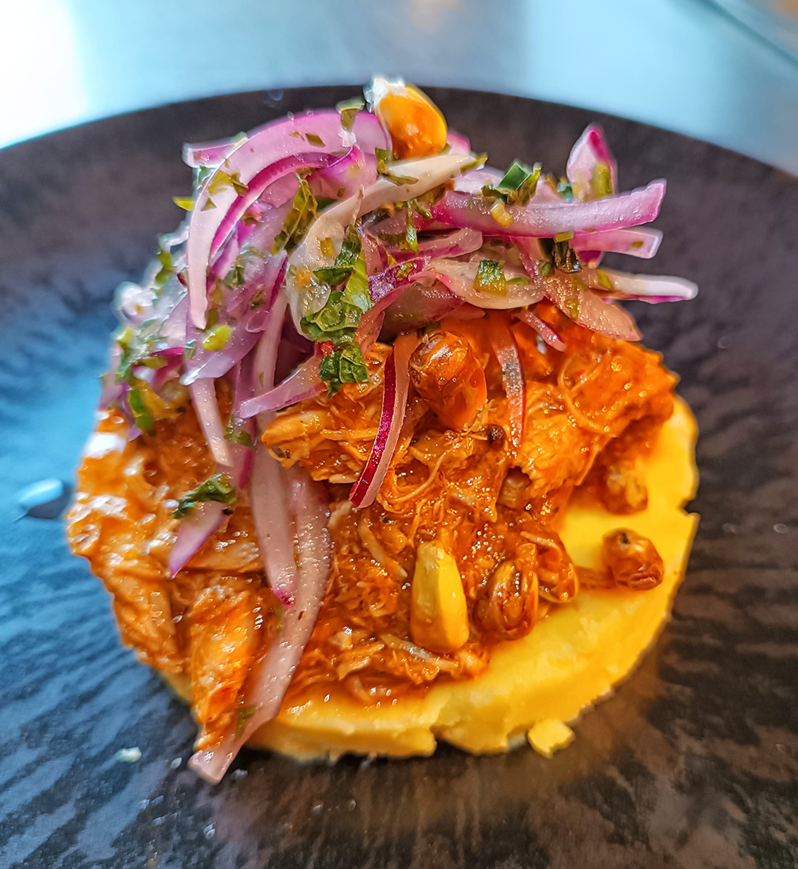 Dish by Chef Guillermo Zamora