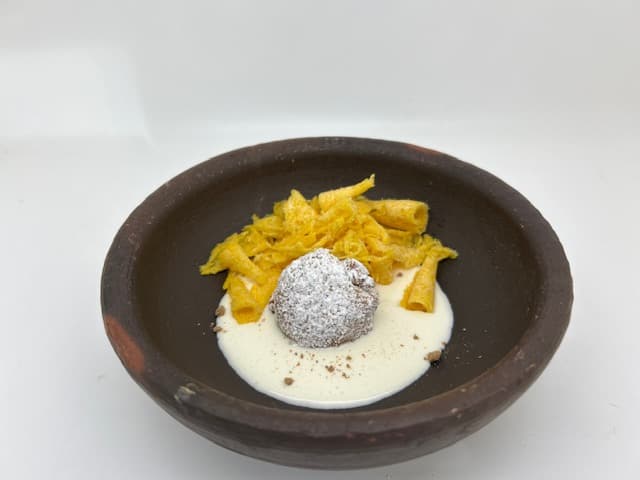 Dish by Chef Damian Alonso Martinez