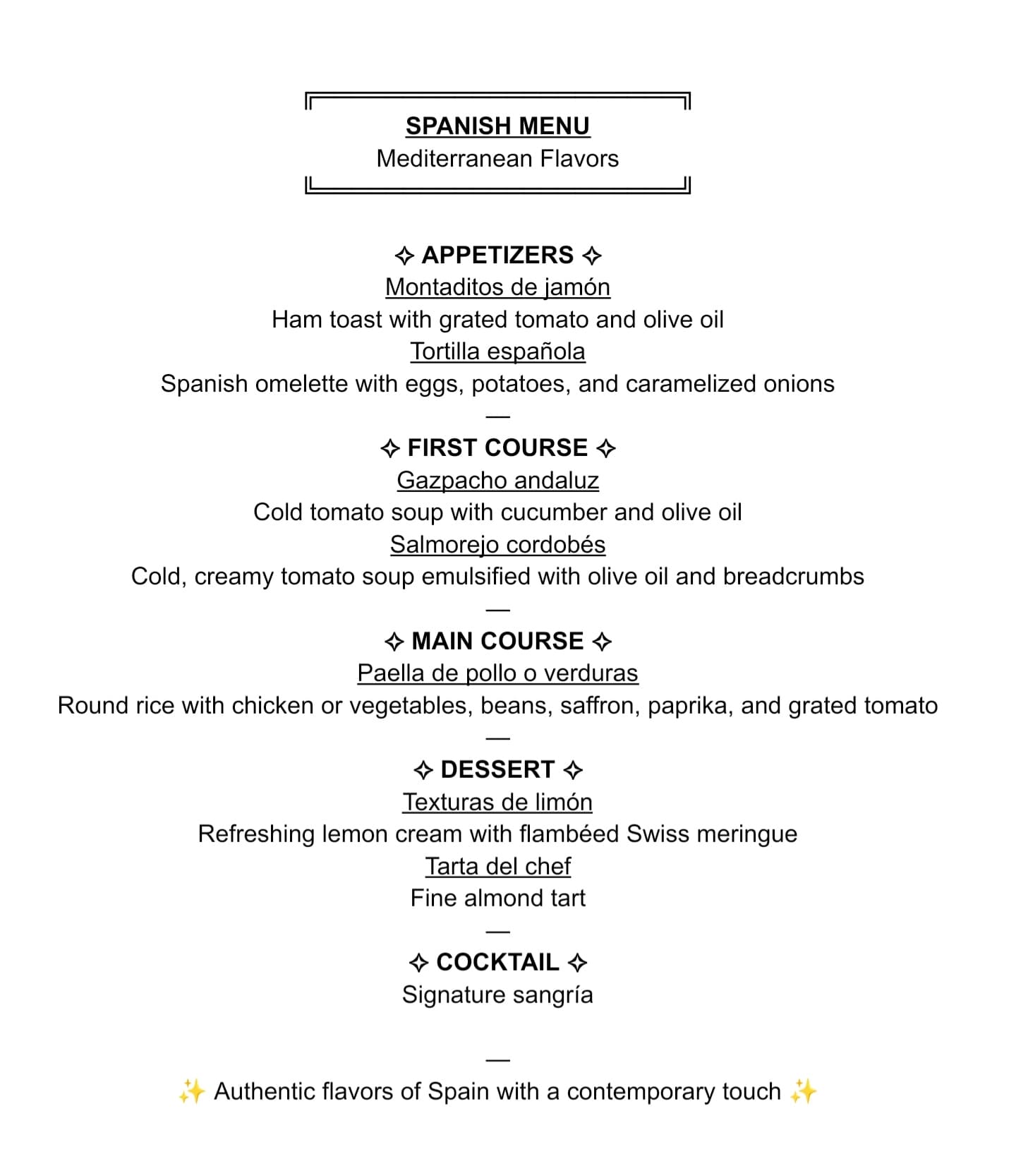 Dish by Chef Santiago Castillo