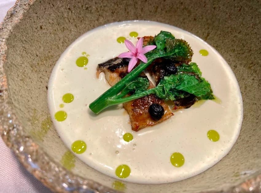 Dish by Chef Marc Diez
