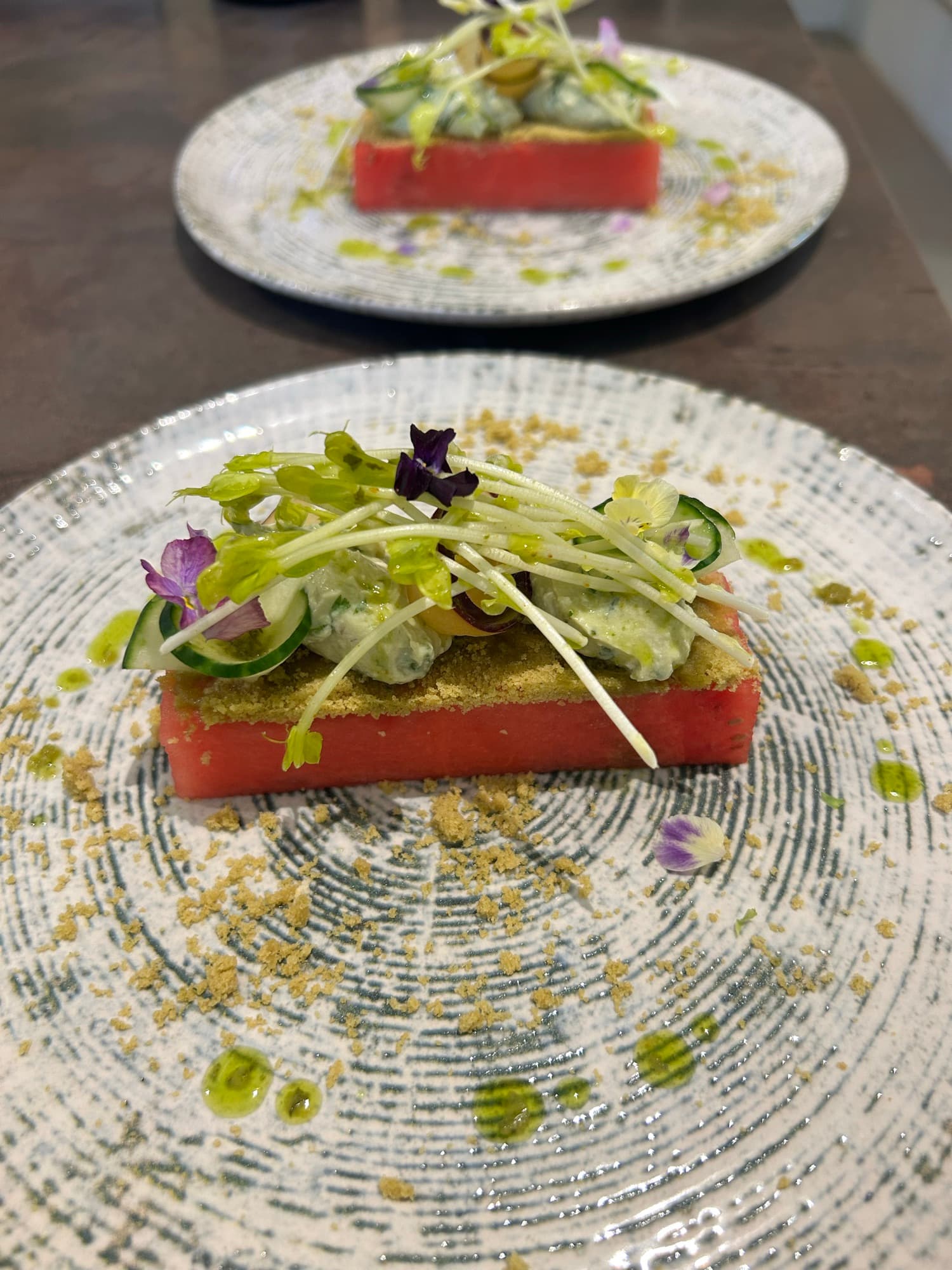 Dish by Chef Carine Nomade studio cuisine