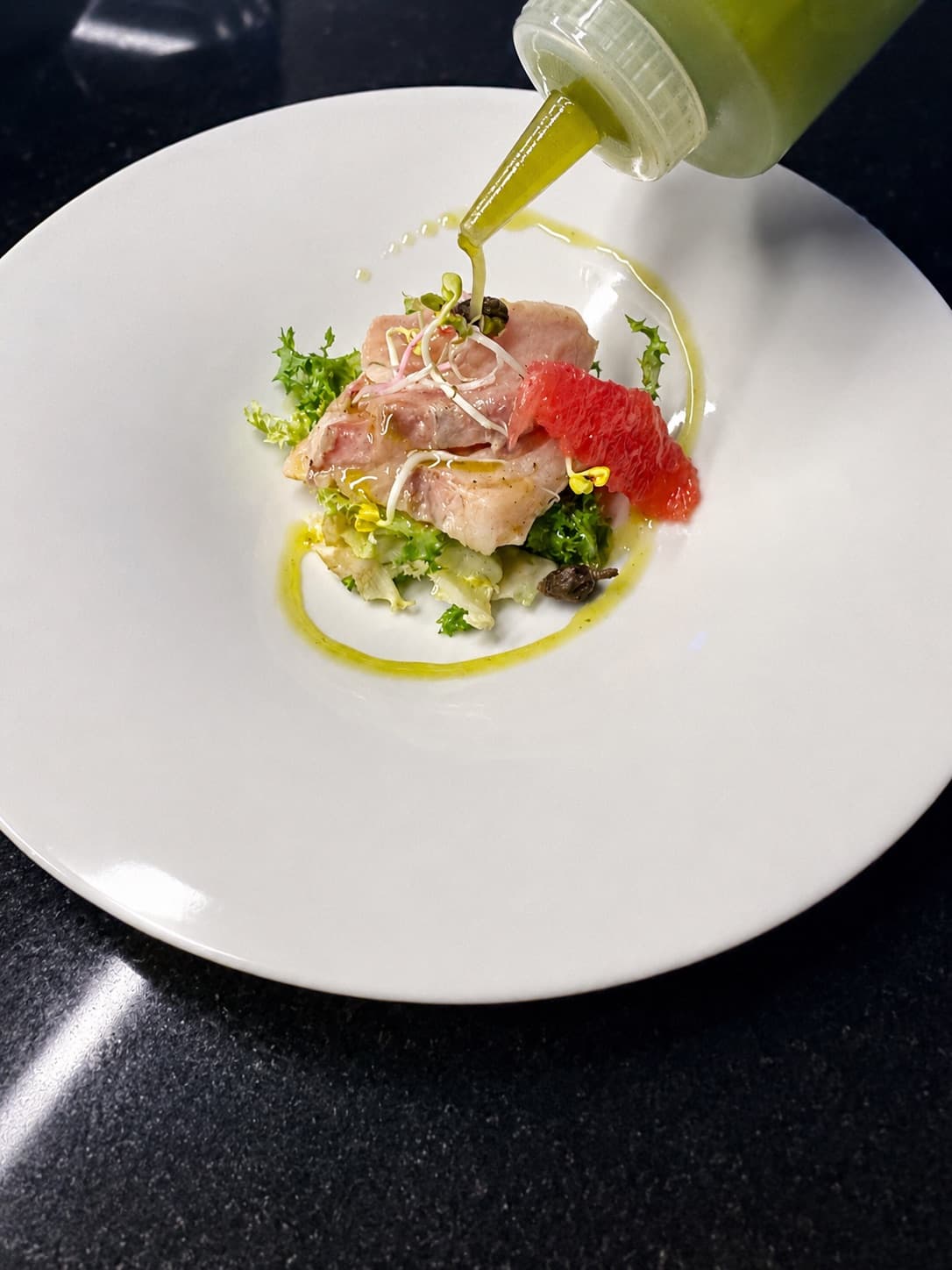Dish by Chef Francesco Lucia