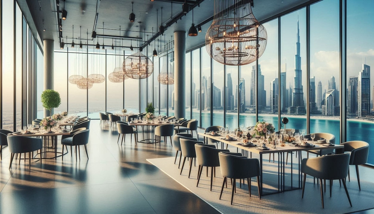 A catering impression in Dubai City