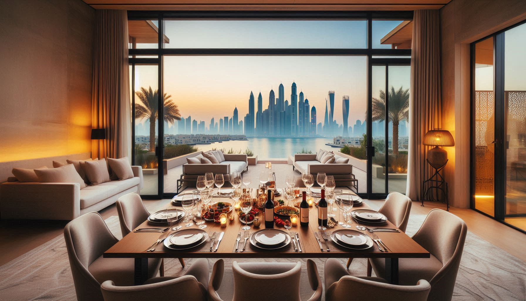 New Home Celebration dinner with a private chef