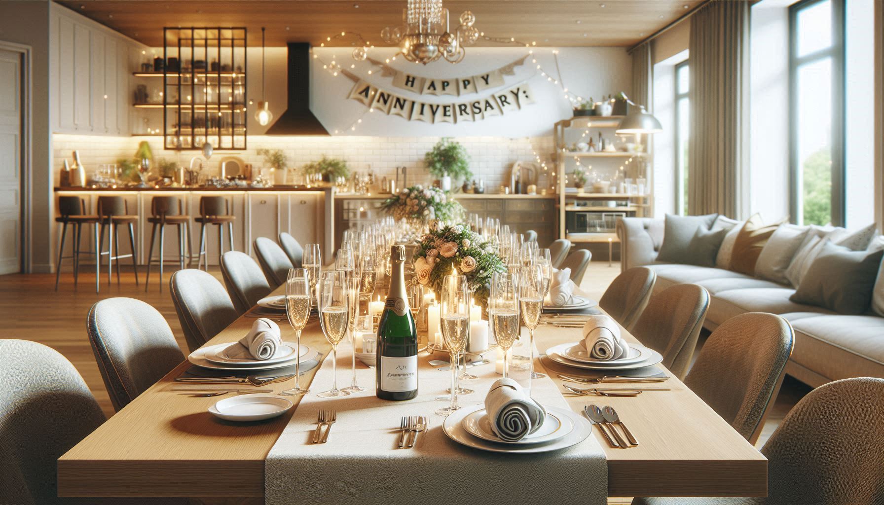Exklusives Jubiläumsdinner im Unternehmen