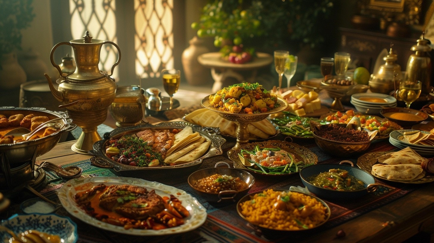 Iftar table