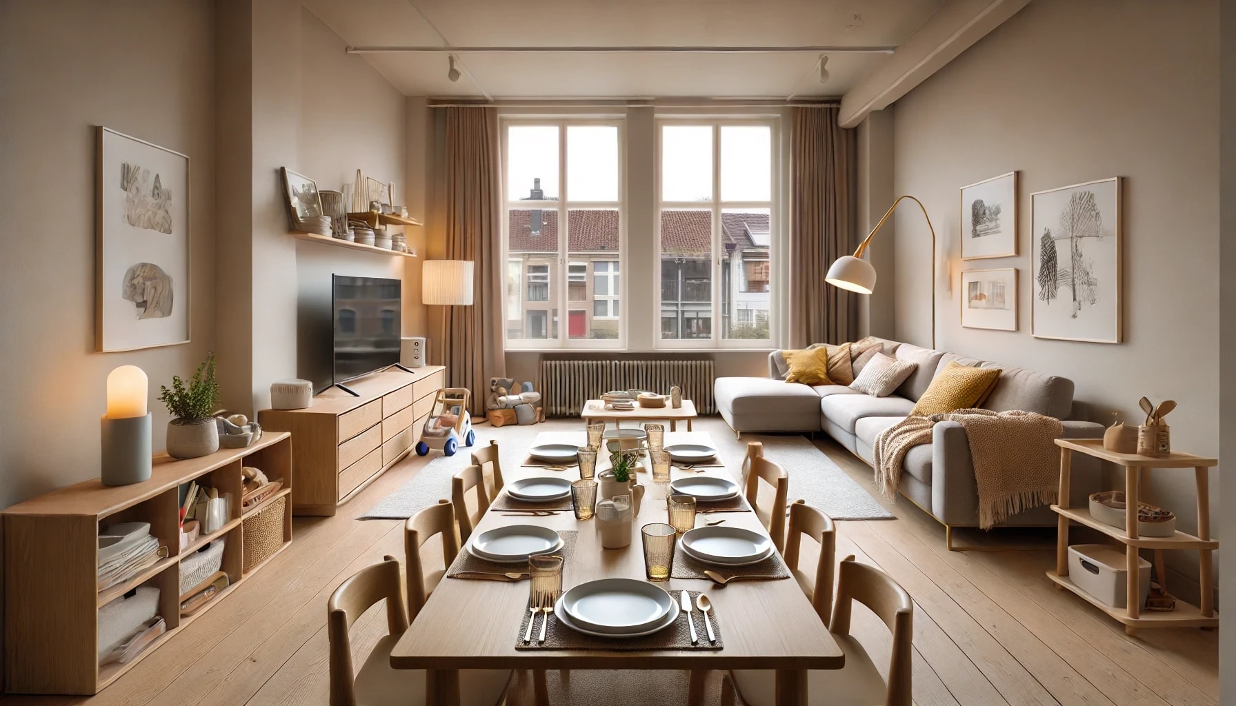 Set table by a private chef in Zwolle