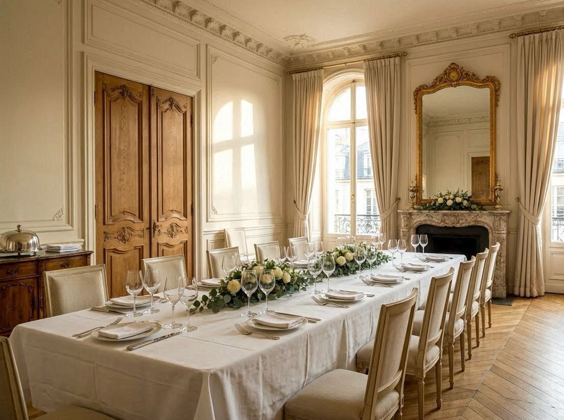 Private dining in paris