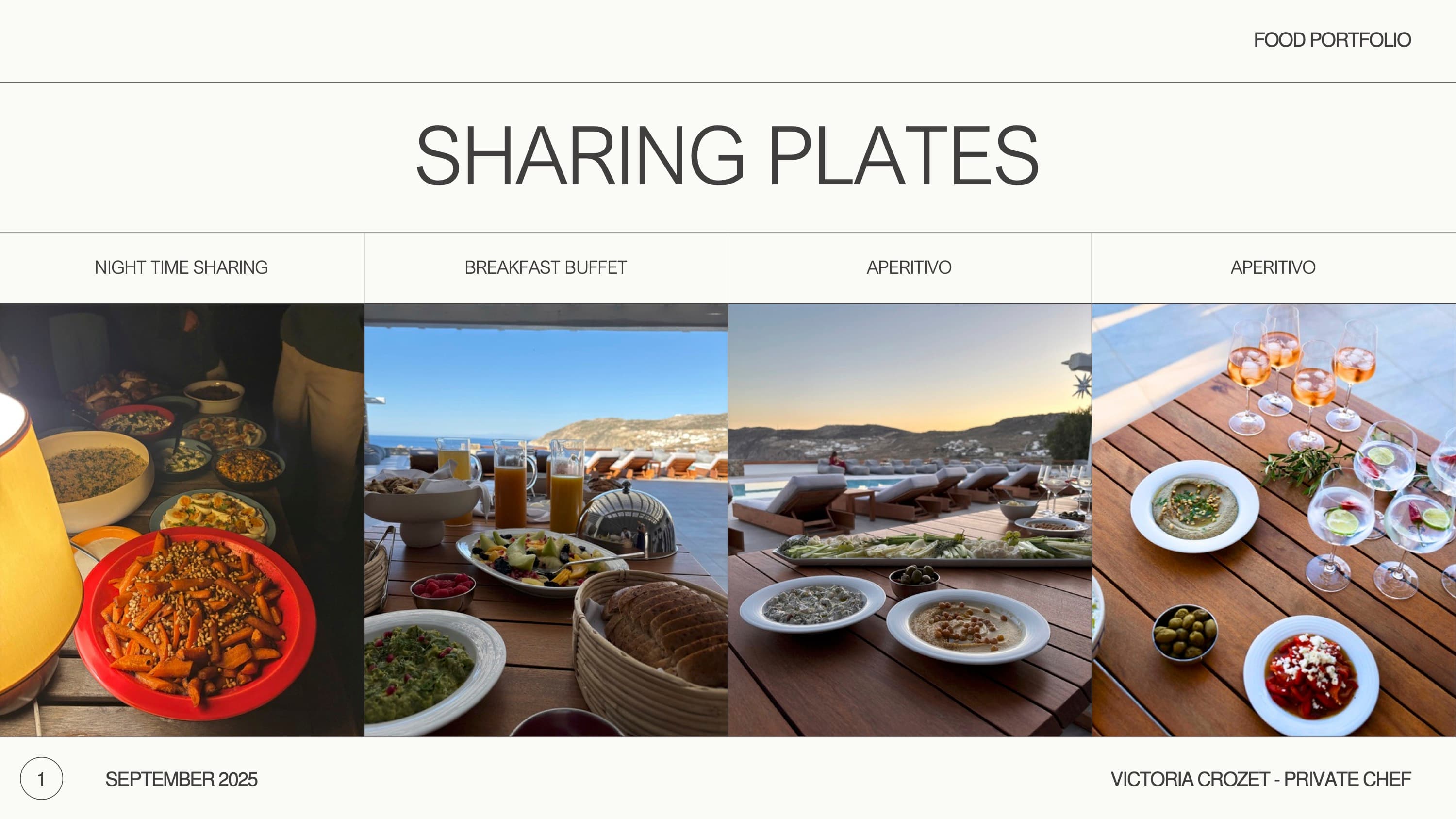 Dish cooked by Chef Victoria Crozet