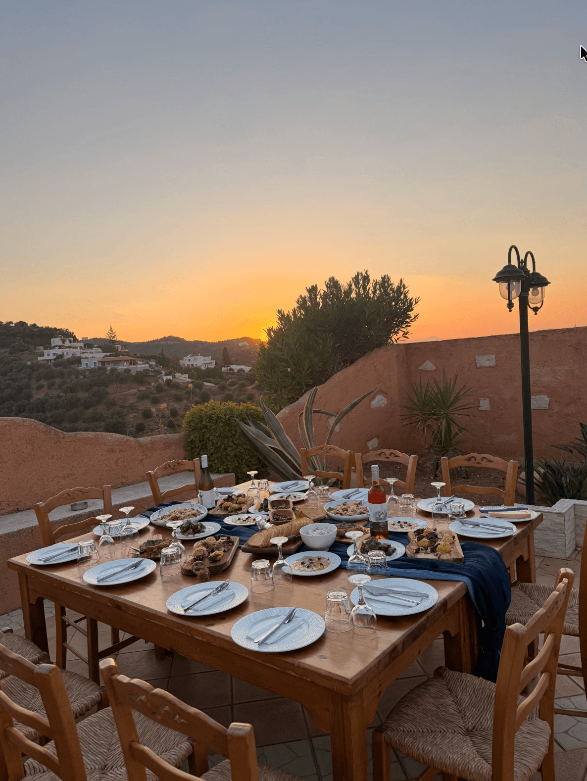 An amazing private dinner with Chef Athanasios Tsangadas