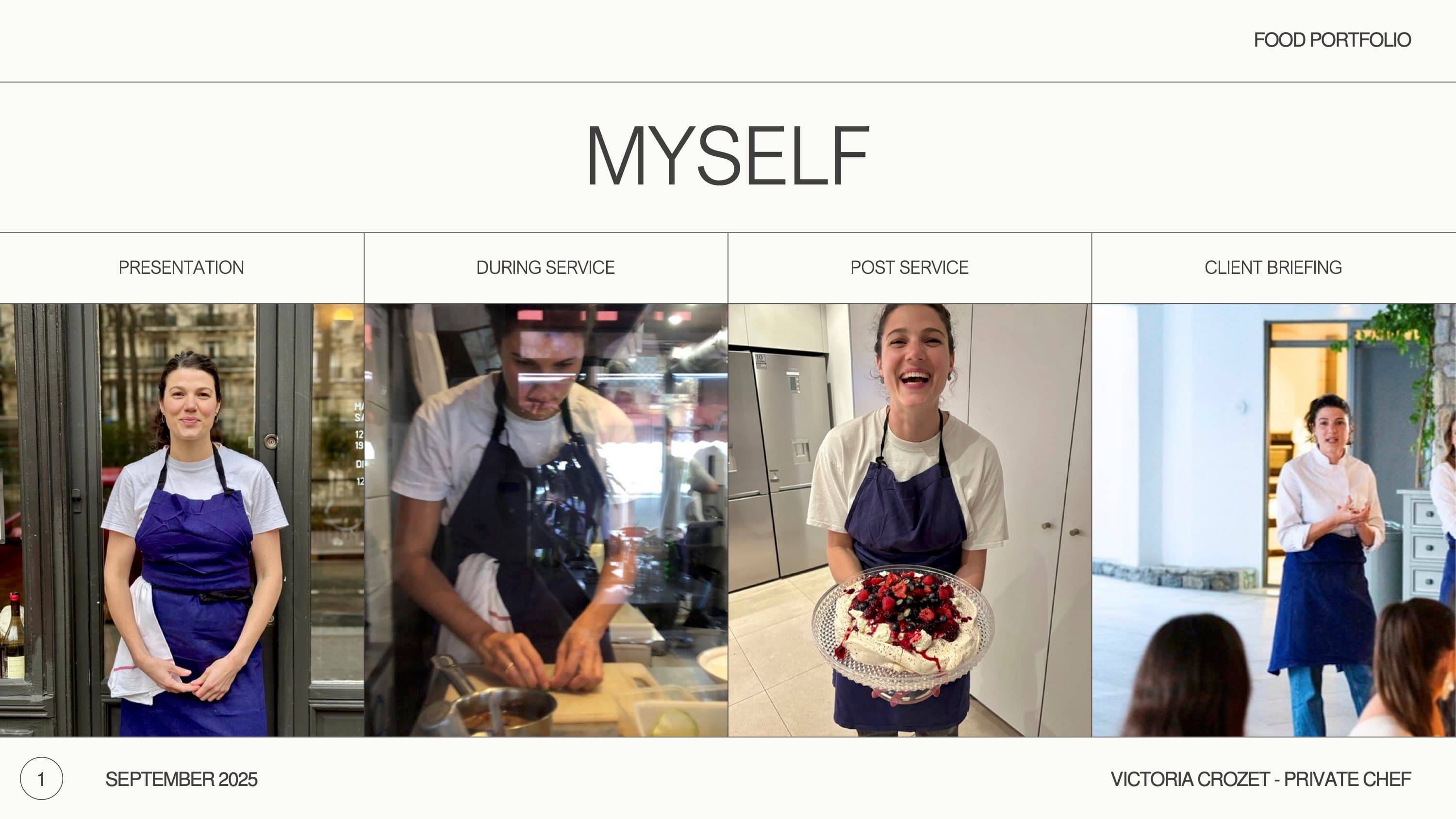 Dish cooked by Chef Victoria Crozet