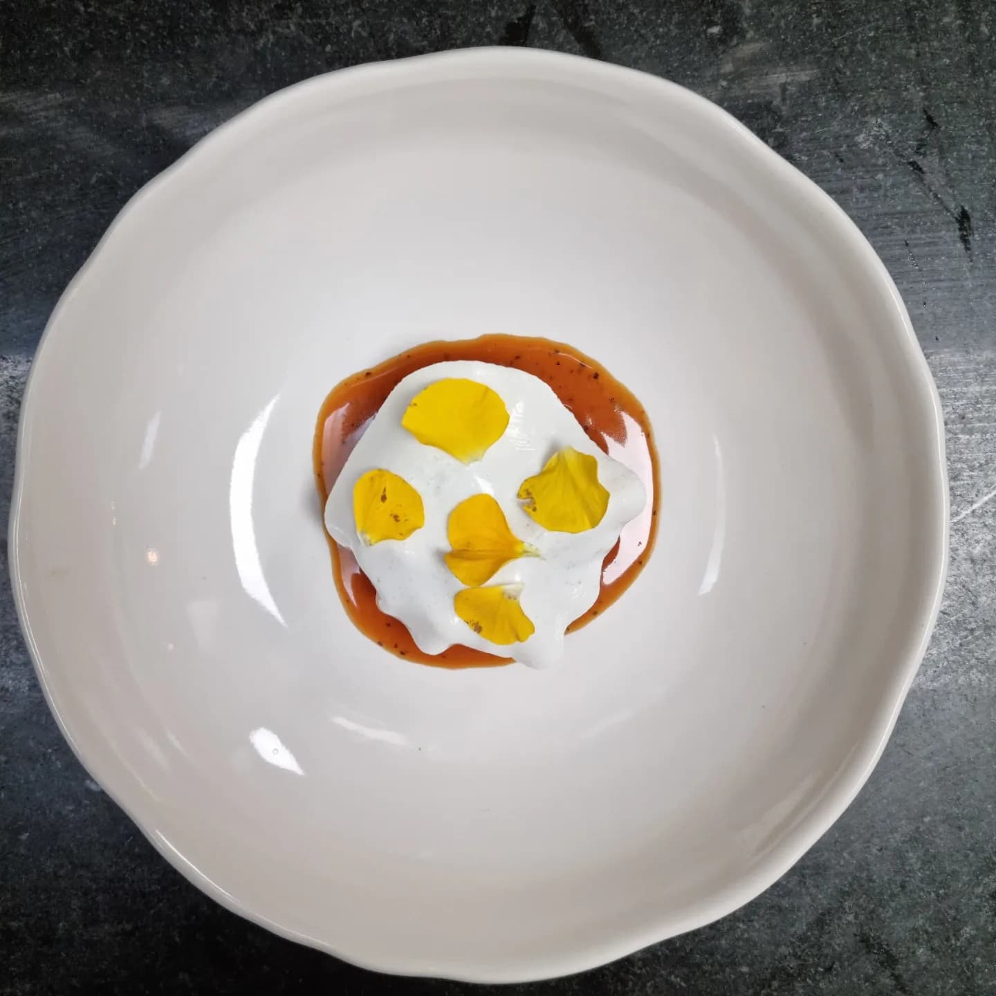 Dish cooked by Chef Stanislas Clavier