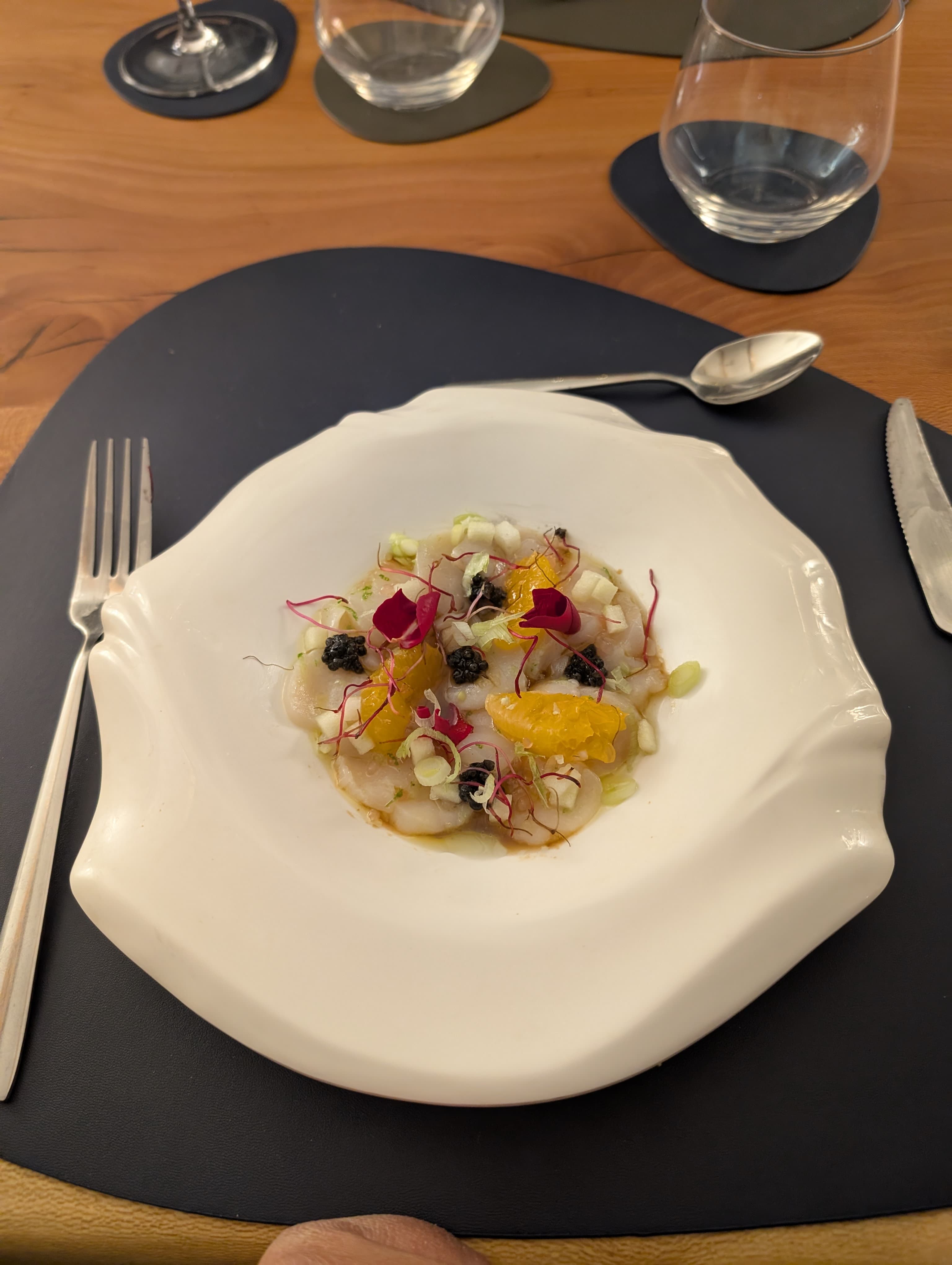 An amazing private dinner with Chef Perrine Procureur