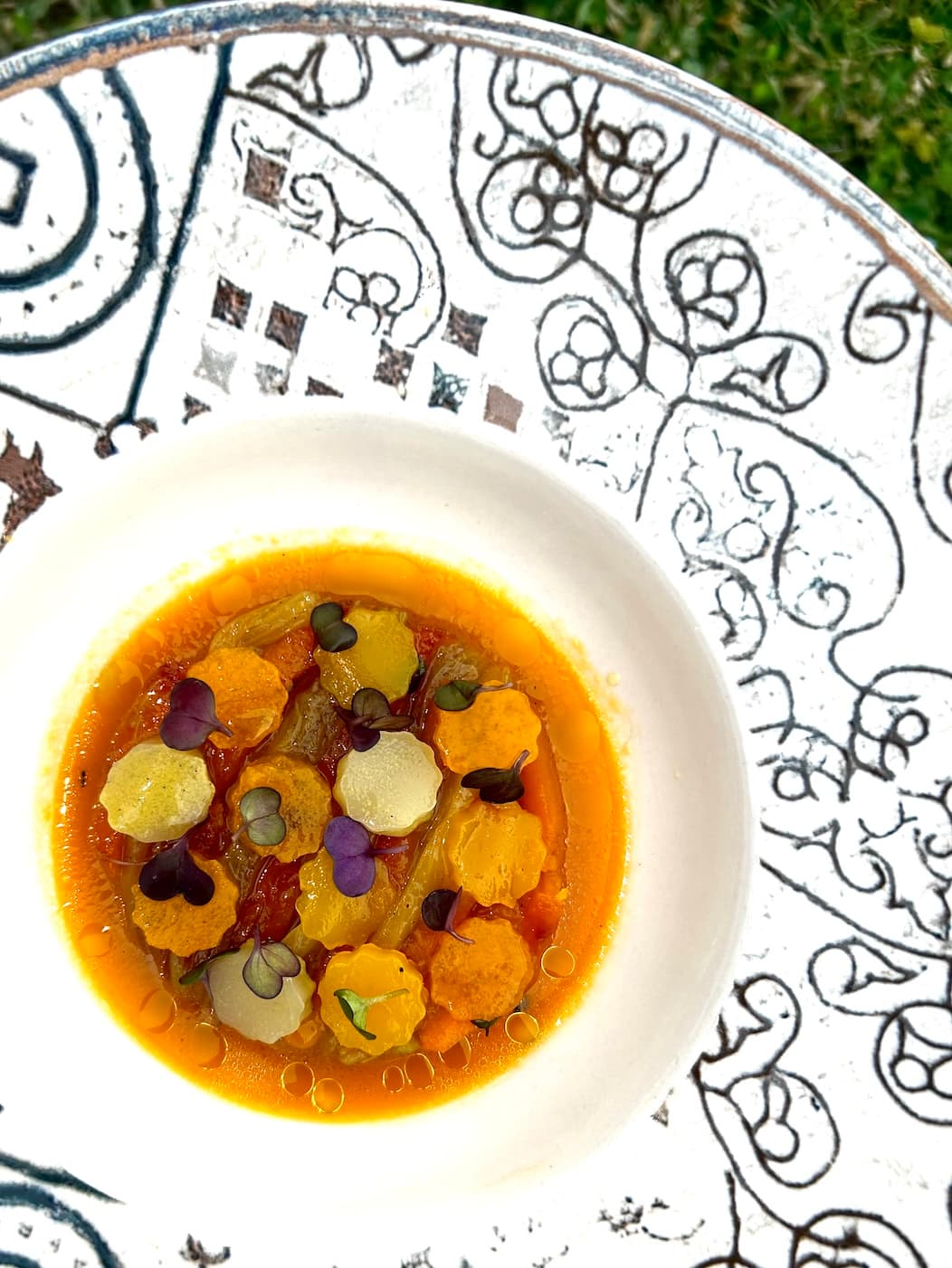 Dish by Chef Sebastien Landrin