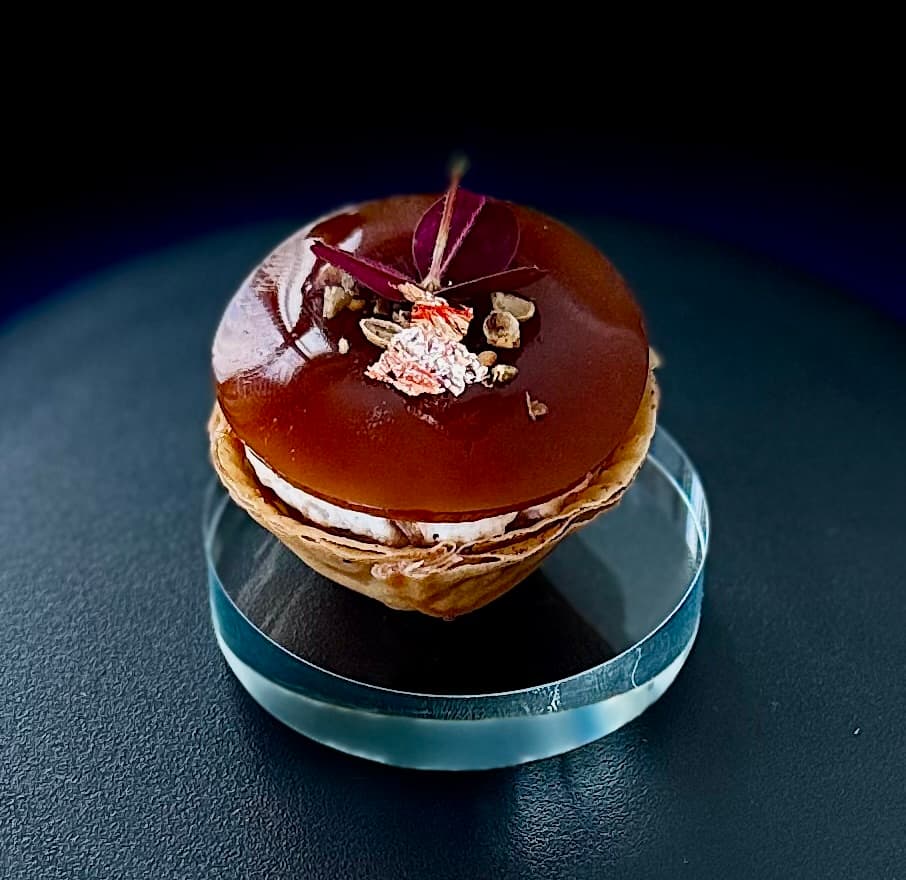 Dish by Chef Vincent Caudet